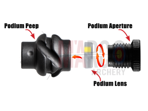SPECIALTY ARCHERY PEEP PODIUM LENTE CLARIFIER