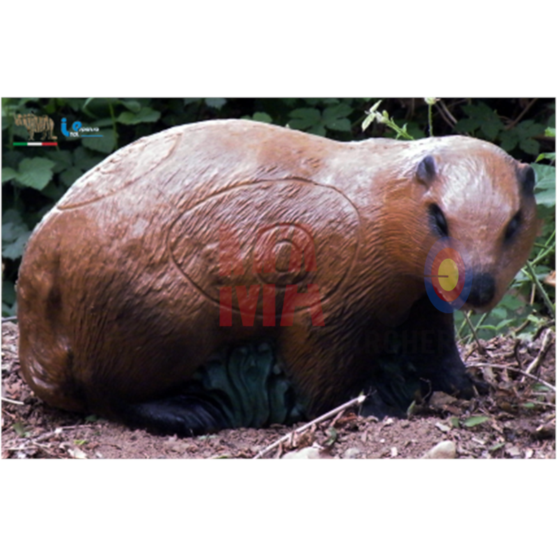 ANIMAL VISUALE 2D IN NEOPRENE MARMOTTA