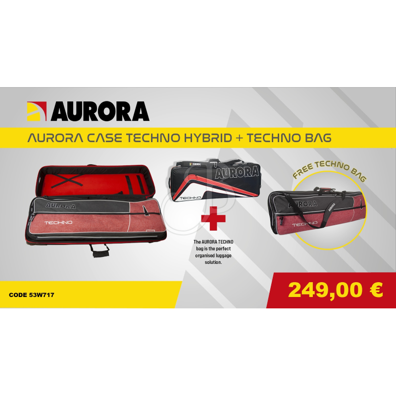 AURORA VALIGIA TECHNO HYBRID CP + BORSA TECHNO