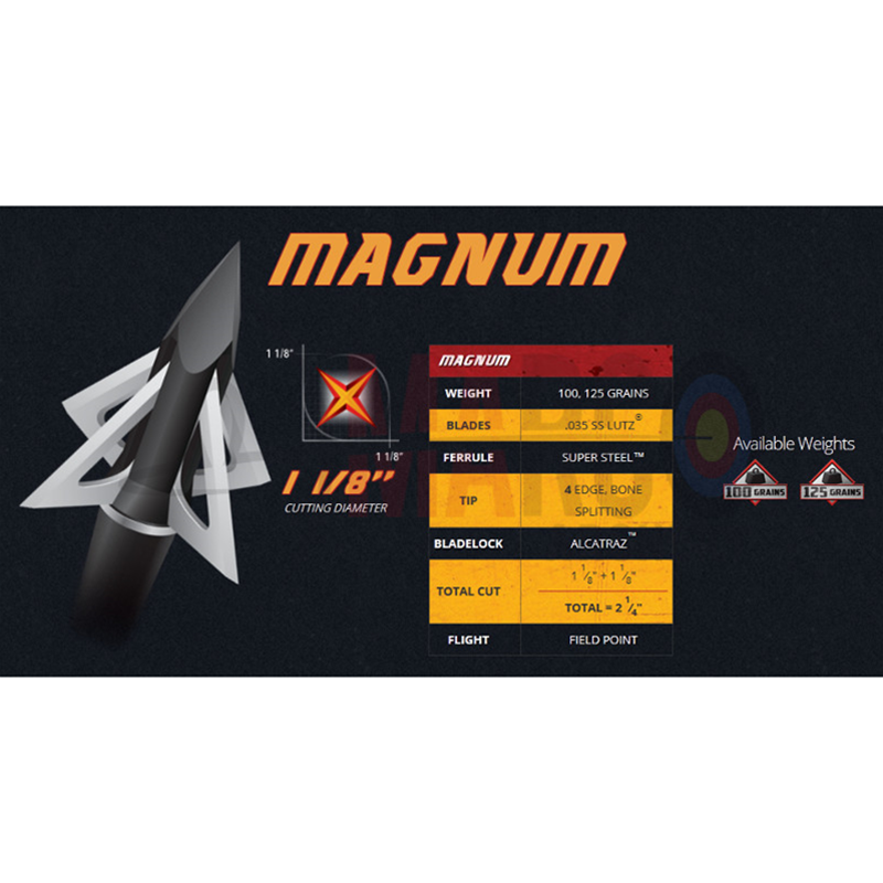 SLICK TRICK PUNTA CACCIA MAGNUM - CONF. 4 PZ