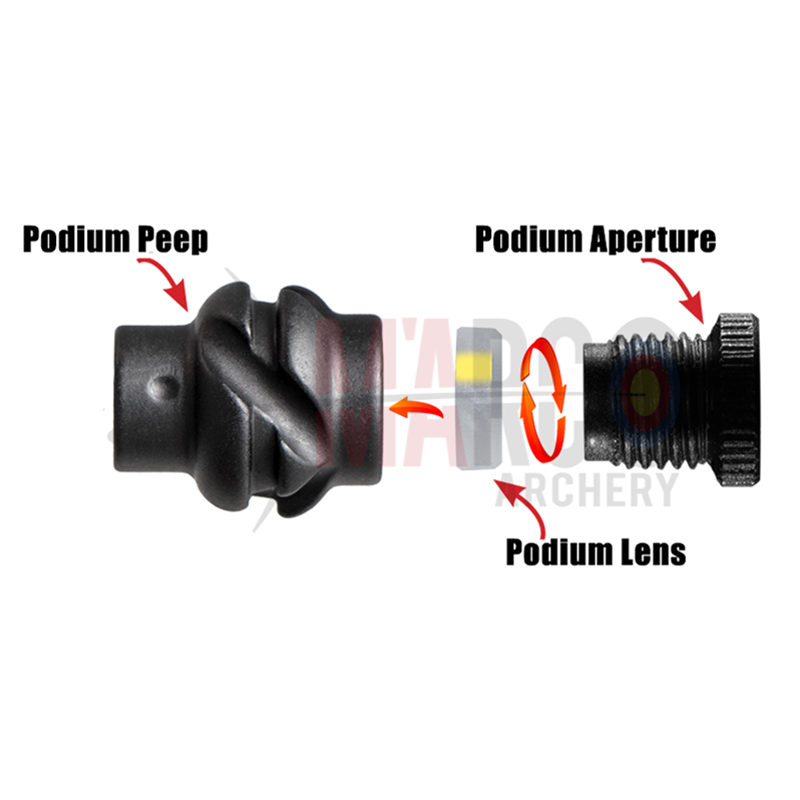 SPECIALTY ARCHERY PEEP PODIUM LENTE CLARIFIER